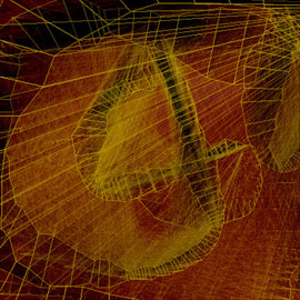 A still from a live video created by the Gesture Painter