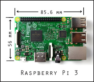 A Raspberry Pi 3: the embedded computer for the next iteration