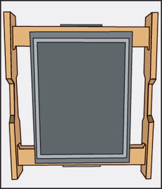 Design of a Sandbox inner frame and LCD